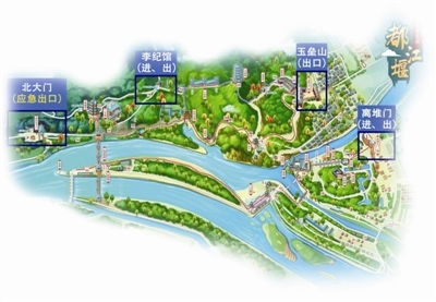 青城山都江堰景區有序開放，游覽需備健康碼